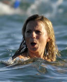 Geri Halliwell in Gold Bikini