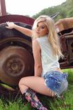Jess Davies - Denim Shorts by the Old Tractor -h4olsi43e6.jpg